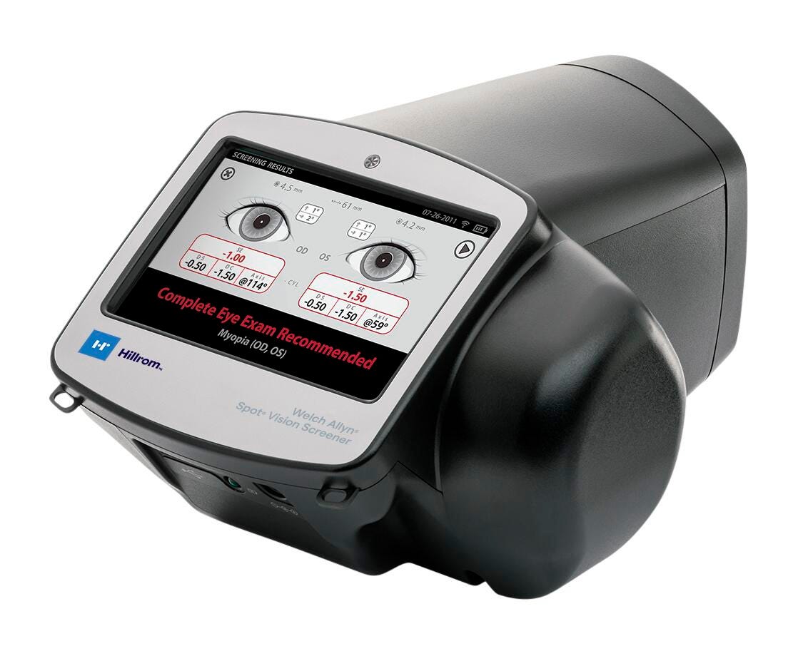 Welch Allyn Spot Vision Screener with Carrying Case and SmartCare Services, Item Number 2092231